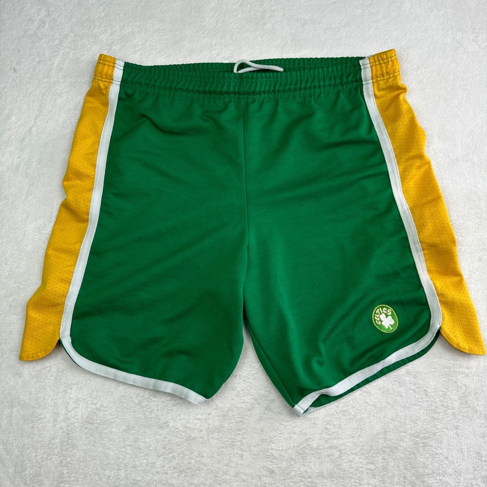 Rare 90s Vintage Hardwood Classics NBA Boston Celtics Shorts Mens L Made in USA